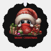 Spaß Weihnachten entworfen Ornament Karte (Vorderseite)