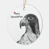 Spaß Weihnachten Falcon Ornament (Links)