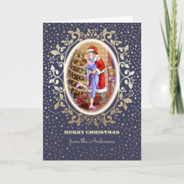 Spaß Weihnachten Familie Szene Custom