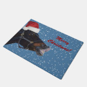 Spaß-Weihnachten Fußmatte (Schrägansicht)