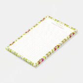 Spaß Weihnachten Grüner Red Dot Grid Planer Organi Post-it Klebezettel (angewinkelt)