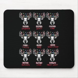 Spaß Weihnachten Hirsch Bow Jagd Weihnachtsmänner Mousepad