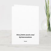 Spaß Weihnachten Karte (Rückseite)