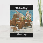 Spaß Weihnachten Karte (Vorderseite)