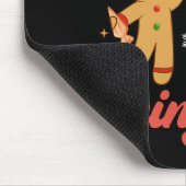 Spaß Weihnachten Krankenschwester Gingerbread Mann Mousepad (Ecke)