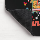 Spaß Weihnachten Krankenschwester Gingerbread Mann Mousepad (Ecke)