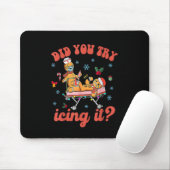 Spaß Weihnachten Krankenschwester Gingerbread Mann Mousepad (Mit Mouse)