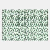 Spaß Weihnachten Leopard Print Trio Mix Geschenkpapier Set (Vorderseite 3)