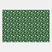 Spaß Weihnachten Leopard Print Trio Mix Geschenkpapier Set (Vorderseite 2)