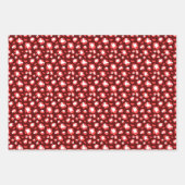 Spaß Weihnachten Leopard Print Trio Mix Geschenkpapier Set (Vorderseite)