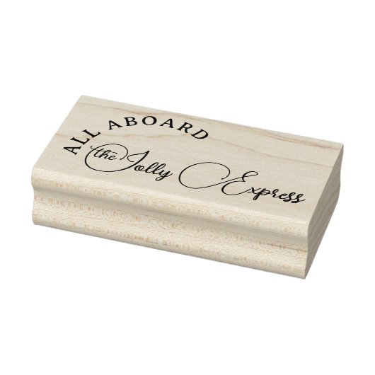 Spaß Weihnachten Nordpol Jolly Express Gummistempel (Stempel)