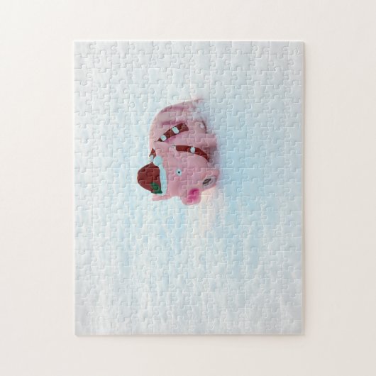 Spaß Weihnachten Pig Puzzle! Puzzle (Vertikal)