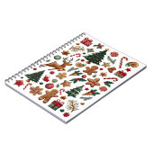 Spaß Weihnachten Spiral Foto Notebook Notizblock (Linke Seite)