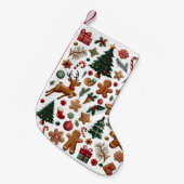 Spaß Weihnachten Strumpf Kleiner Weihnachtsstrumpf (Vorderansicht (hängend))