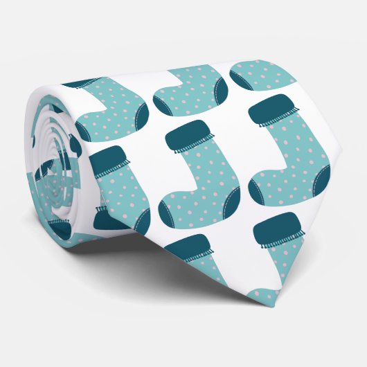 Spaß Weihnachten Strumpf Krawatte (Gerollt)