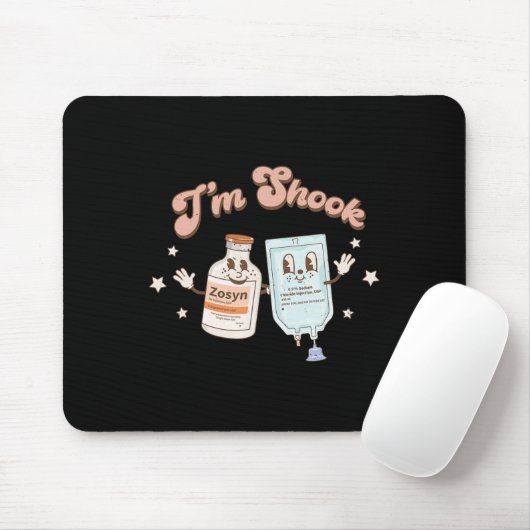 Spaß Weihnachten T-Shirt Crna Pacu ER ED ICU Crici Mousepad (Mit Mouse)