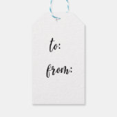 Spaß Weihnachten Urlaub Geschenkanhänger (Rückseite)