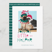 Spaß Weihnachten Weihnachten Santas Little Helper  (Vorne/Hinten)