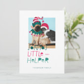 Spaß Weihnachten Weihnachten Santas Little Helper  (Stehend Vorderseite)