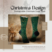 Spaß Weihnachts Design Nachhaltig Premium Crew Soc Socken