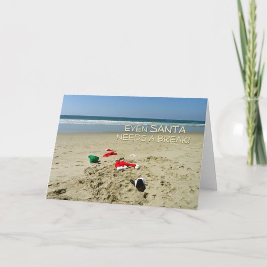 Spaß Weihnachts-Grußkarte! Feiertagskarte (Vorderseite)