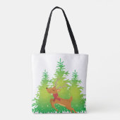 Spaß Weihnachts-Rentier-Thema Tasche (Rückseite)