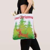 Spaß Weihnachts-Rentier-Thema Tasche (Von Nahem)