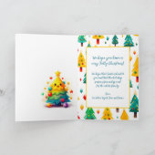 Spaß Weihnachtsbaum Karte (Innenseite)