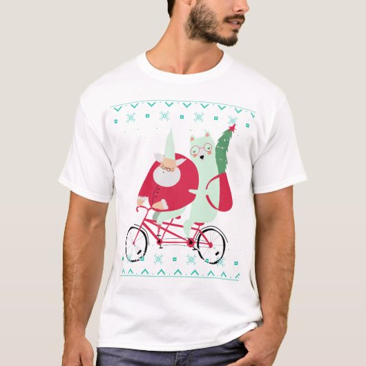 Spaß Weihnachtsfeiertage T-Shirt (Vorderseite)
