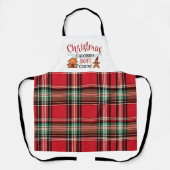 Spaß Weihnachtskalorien zählen nicht Schürze (Vorderseite)