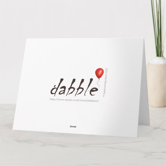 Spaß Weihnachtskarte, Singing Donkey Karte (Rückseite)