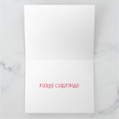 Spaß Weihnachtskarte, Singing Donkey Karte (Innenseite)