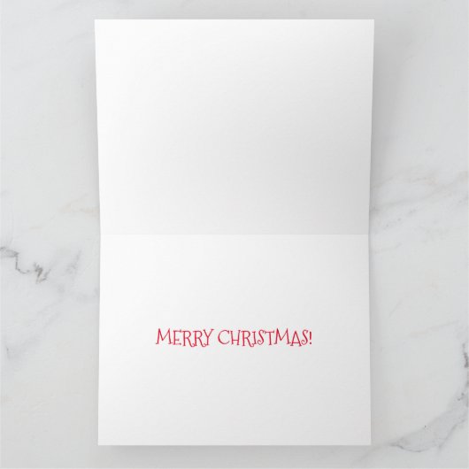 Spaß Weihnachtskarte, Singing Donkey Karte (Innenseite)