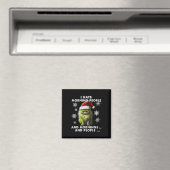 Spaß Weihnachtskostüm - Ich hasse Morgenmenschen - Magnet (In Situ (Geschirrspüler))