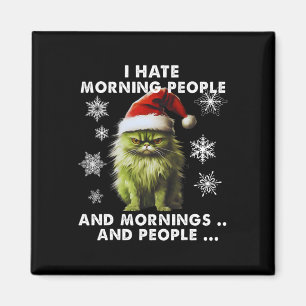 Spaß Weihnachtskostüm - Ich hasse Morgenmenschen - Magnet