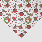 Spaß-Weihnachtslebkuchen-Männer Seidenpapier (Ausschnitt)