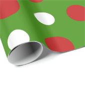 Spaß-WeihnachtsPunkte in Rotem und in weißem Geschenkpapier (Rolleneckpunkt)