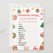 Spaß Weihnachtsspiel - Nicht bearbeitbar - Einladung (Vorderseite)