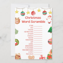 Spaß Weihnachtsspiel - Nicht bearbeitbar -