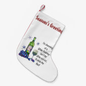 Spaß-WeihnachtsStrumpf Kleiner Weihnachtsstrumpf (Vorderansicht (hängend))