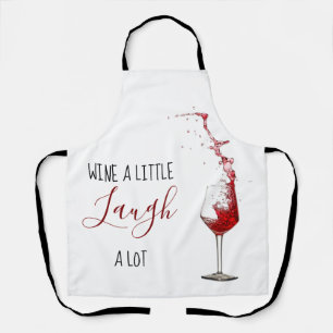 Spaß Wein Ein Wenig Lachen Viel Schürze