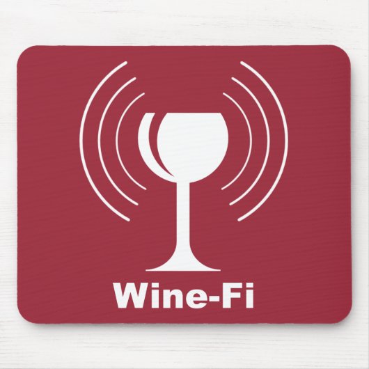Spaß Wein-FI Mousepad (Vorne)