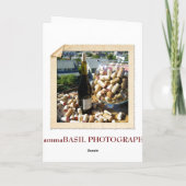 Spaß-Wein-Liebhaber-Gruß-Karte! Karte (Rückseite)