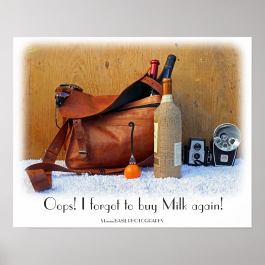 Spaß Weinposter! Poster (Vorne)