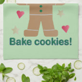 Spaß "Wenn du nicht die Hitze nehmen kannst" Lebku Geschirrtuch (Gefaltet)