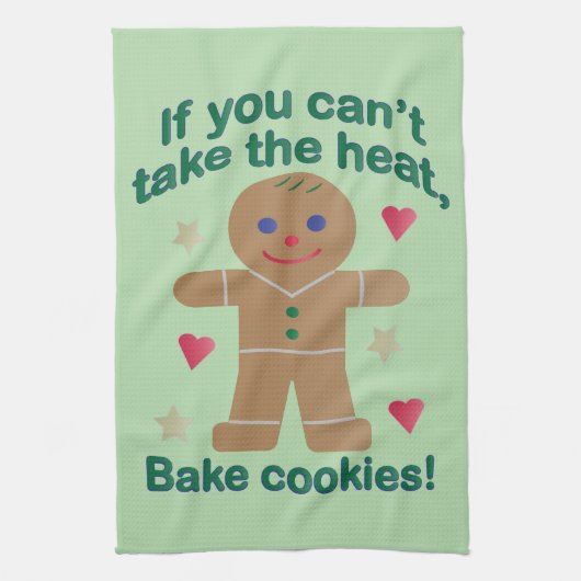 Spaß "Wenn du nicht die Hitze nehmen kannst" Lebku Geschirrtuch (Vertikal)