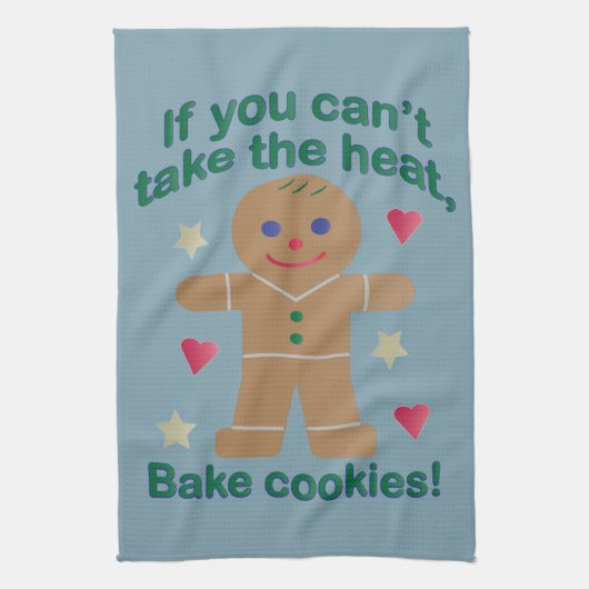 Spaß "Wenn du nicht die Hitze nehmen kannst" Lebku Geschirrtuch (Vertikal)