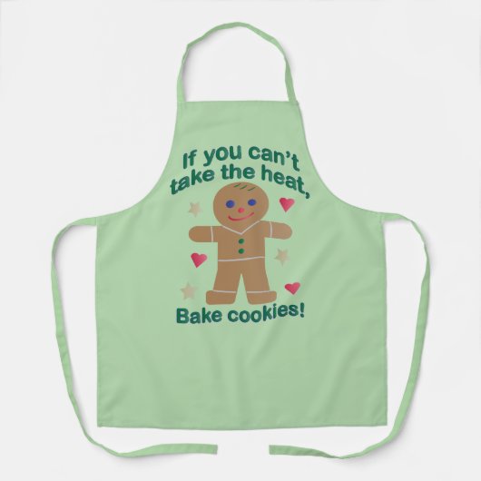 Spaß "Wenn du nicht die Hitze nehmen kannst" Lebku Schürze (Vorderseite)