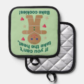 Spaß "Wenn du nicht die Hitze nehmen kannst" Lebku Topflappen (Vorderseite/Rückseite)