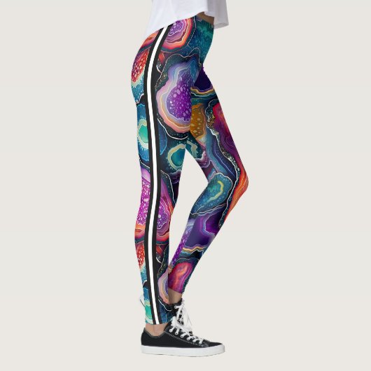 Spaß Wertvoller Stone-Slice verhindert Design mit  Leggings (Rechts)